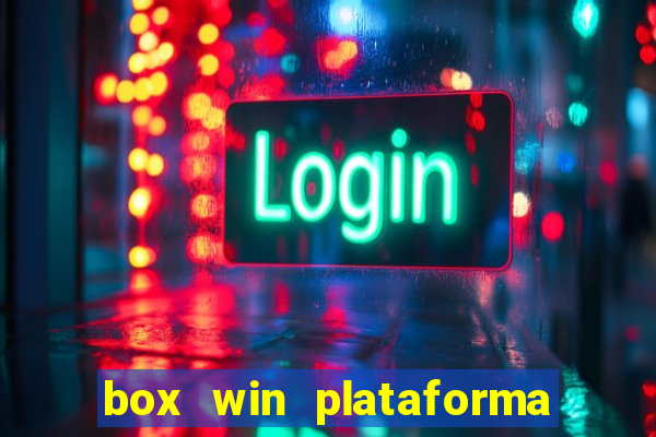 box win plataforma de jogos